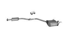 Endschalldämpfer+Mittelschall