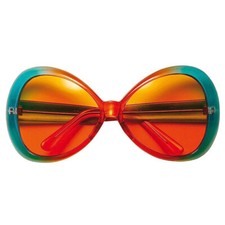 Bunte hippie brille - brille, 60er