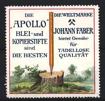 Reklamemarke johann faber - reklamemarke,