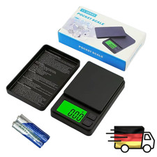 Digitale Feinwaage Taschenwaage bis 500g  Waage 0.01g Gen. Goldwaage Briefwaage