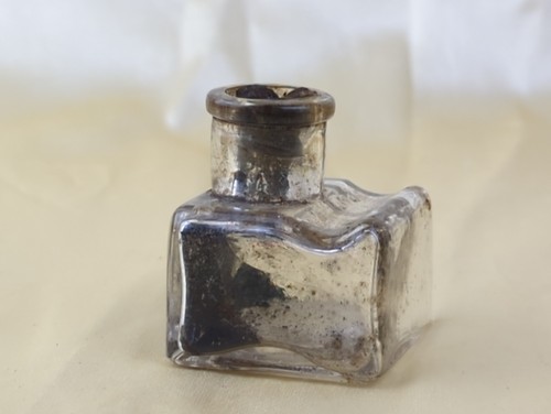 Antik tintenfass flasche - flasche, retro