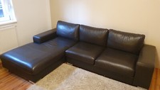 Ledercouch gebraucht braun