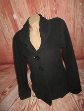 Madonna Fleecejacke mit Beuteltaschen schwarz Grösse L