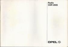 OPEL Radio CDR 2005