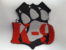 K-9 TRACKER SPÜRHUND SUCHHUND KLETT PATCH POLIZEI ZOLL MILITARY RESCUE SCHWARZ