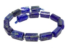 😏 Lapislazuli facettierte Walzen ca. 10x6 mm Edelsteinperlen f. Perlen Kette 😉