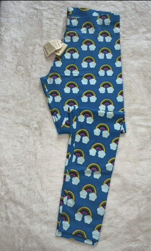 Maxomorra rainbow leggings - rainbow,