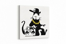Leinwand Banksy Ghetto Rat