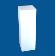 Dekopodest, Säule, Stele, Sockel, Dekotisch Weiss 30x30x90cm