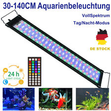 Aquarium Beleuchtung 30-140cm 24/7-Timer Aufsetzleuchte Vollspektrum Licht RGB