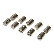10x Schraubnippel 5x7 mm Bowdenzug Seilzug für Hercules Puch Kreidler Zündapp