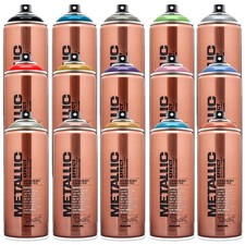 Montana Cans METALLIC Effect Sprüh Dosen Spray Lack Heim Hobby DIY 15 Farben