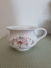 Nachttopf aus Porzellan mit floralem Design von Gerold-Tettau, handgefertigt,neu