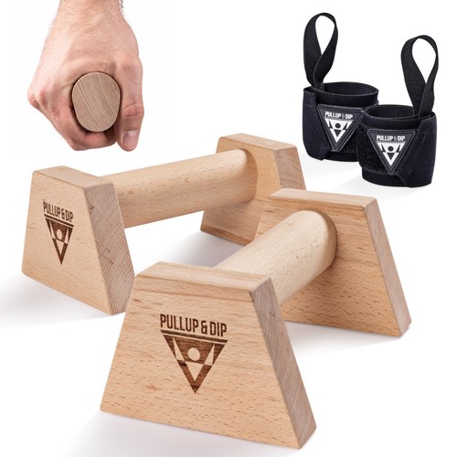 Holz liegestützgriffe mit - holz,
