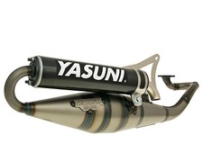 Auspuffanlage Yasuni Scooter Z Carbon für Minarelli liegend Yamaha Aerox Cat
