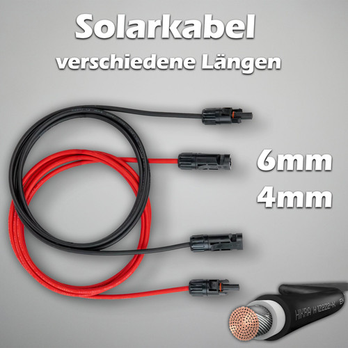 Solarkabel 6mm - solarkabel, 4-6mm²