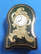 ?Blechdose?After Eight?Uhr Kaminuhr Dose aus Blech Schokolade Chocolate Mints