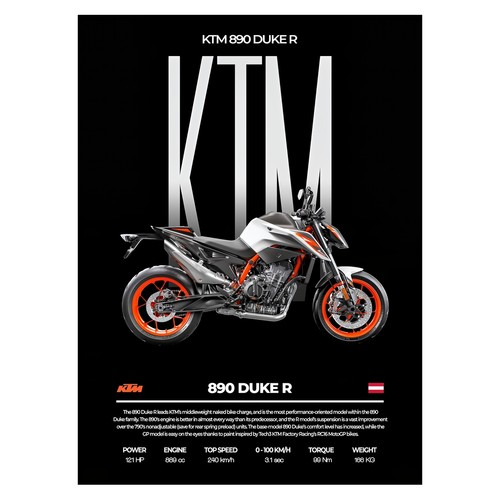 Ktm 890 duke motorrad - 890, r