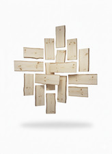 15 Stück ca. 4 mm Zirbenholz