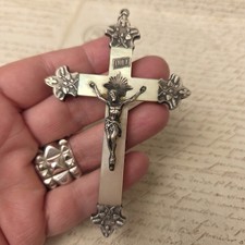 Großes Brustkreuz Perlmutt