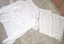70er Jahre  Bettwäsche Bettlaken weiß  
