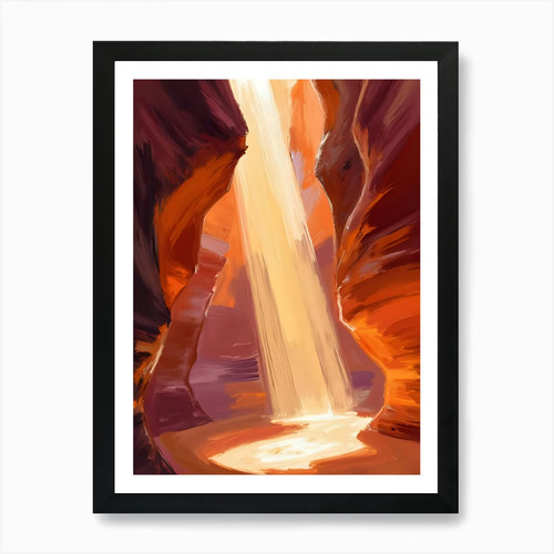 Canyon licht kunstdruck - licht,