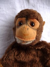 Handpuppe Affe Schimpanse Vintage 1950er Steiff, Clemens, Hermann