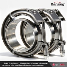 Densieg 2x 2,5" 63,5 mm V-Band
