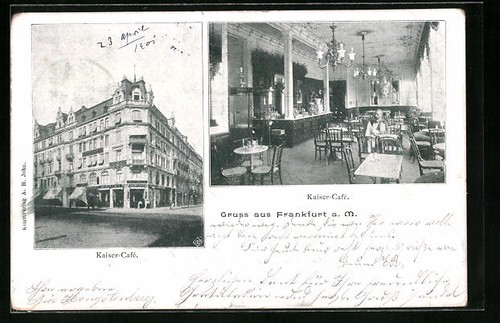 Ansichtskarte frankfurt m - ansichtskarte, a.