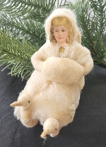 Alter christbaumschmuck watte - alter, christbaumschmuck/watte