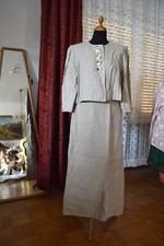 Damen TRACHTEN KOMBI, SEESHAUPTER, KOSTÜM, ROCK &JACKE GR 40 LEINEN