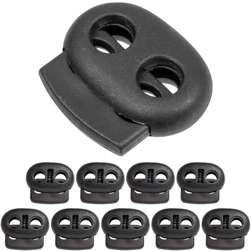 Kordel stopper loch 10 - stopper, 2-loch