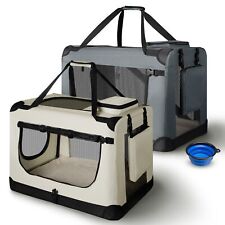 Hundetransportbox Hundebox faltbar Autotransportbox Katzen Hunde Box Juskys®