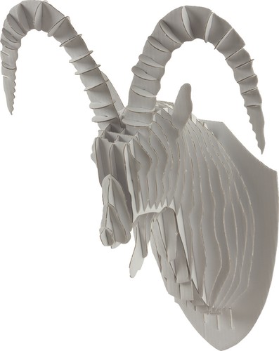 Tierkopf wandbild steinbock - tierkopf-wandbild,