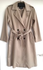 DAMEN TRENCH COAT "H.CONNECT" GR.38/40 BEIGE KLASSISCH OHNE FUTTER