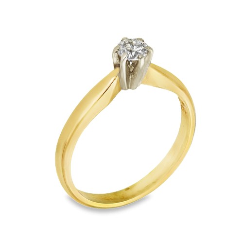 Gelbgold diamant - 18,