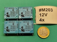 4 TE V23057-B 0002-B101 Schrack Siemens E Relais Relay 12V Spule 250V 8A AC 1xUM