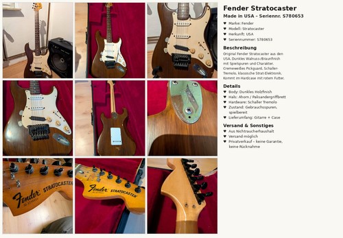 Fender stratocaster usa 1977 - stratocaster,