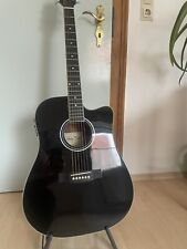 Harley Benton D 120 CE Black Westerngitarre NEU