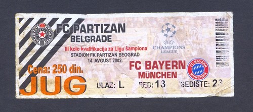 2002 partizan belgrad - ---,