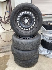 4x 205/55R16 91H GOODYEAR ULTRA GRIP 9 WINTERREIFEN AUF 7x16 STAHLFELGE ET 43 !!