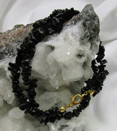 Onyx edelstein kette - onyx,