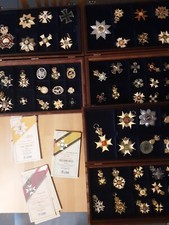 60 Orden - Grosse Göde - Orden- Abzeichen - Militaria -Sammlung - mit Holzboxen