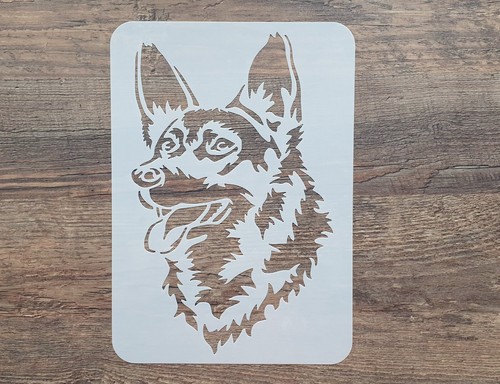 Schablone schäferhund hund - schäferhund,
