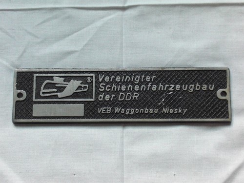 Original ddr reichsbahn schild - original,