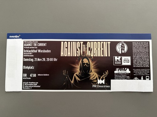 Against the current - against, in