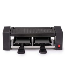 Alpina Raclette-Grill für 2 Personen, Partygrill, zum Grillen und Überbacken