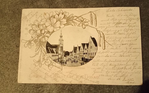 Neustadt der donau - ak,