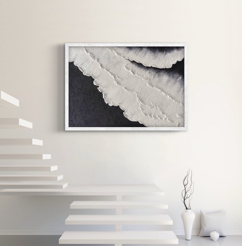 Seelandschaft handgemalt - seelandschaft,,