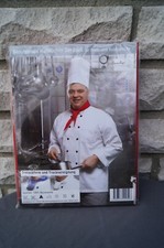 2 neue,rote Profi-Koch